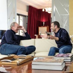 Jorge Javier Vázquez junto a Bertín Osborne, en 'Mi casa es la tuya'