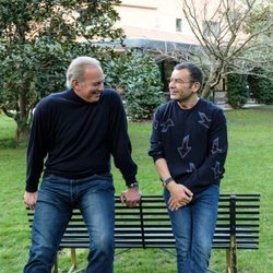 Bertín Osborne y Jorge Javier Vázquez charlan en 'Mi casa es la tuya'