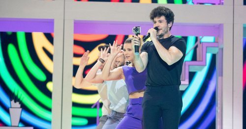 Miki Núñez interpreta "La Venda" durante el segundo ensayo para Eurovisión 2019