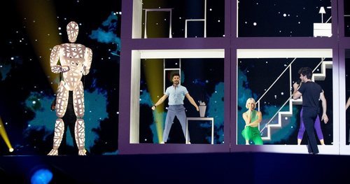 Miki Núñez ultima su actuación en el segundo ensayo de Eurovisión 2019