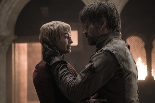 Cersei y Jaime en su emotivo reencuentro del 8x05 de 'Juego de Tronos'