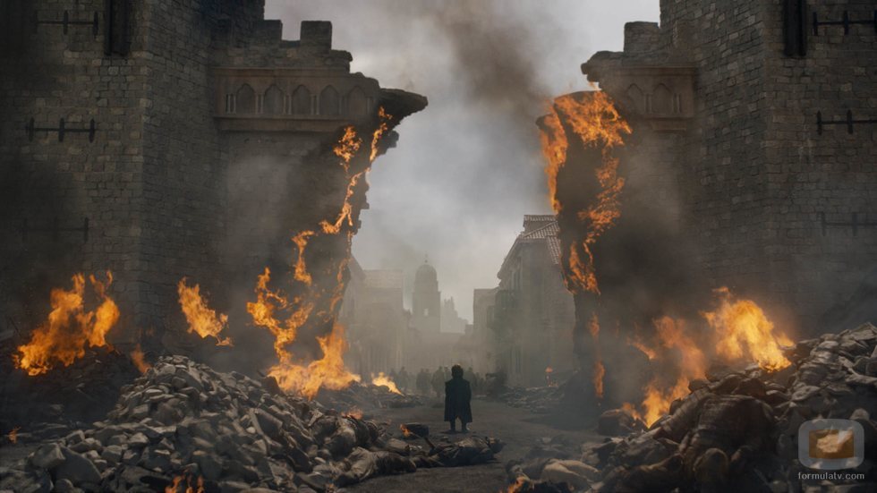 Tyrion ante la destrucción de Desembarco del Rey del 8x05 en 'Juego de Tronos