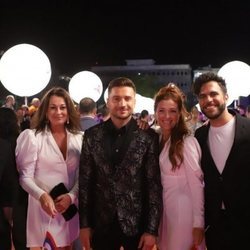 Sergey Lazarev, en la alfombra naranja de Eurovisión 2019