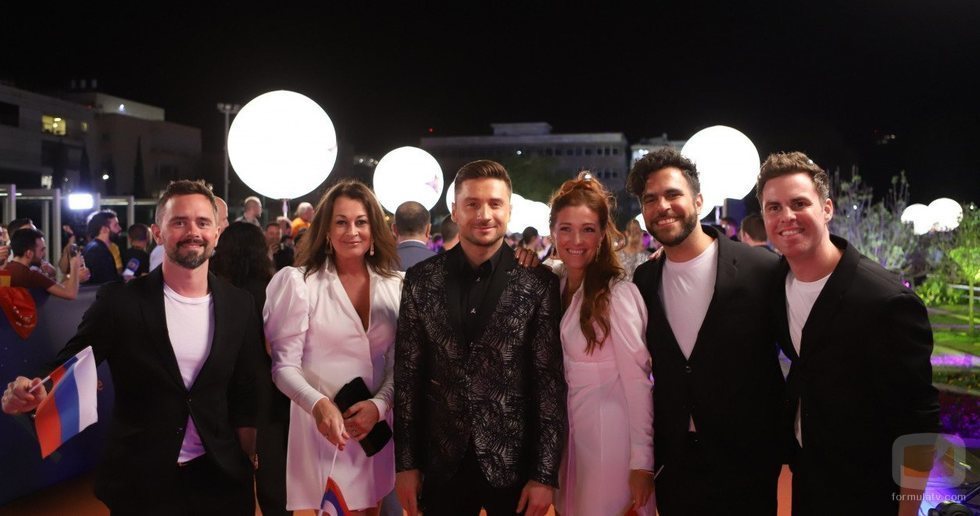 Sergey Lazarev, en la alfombra naranja de Eurovisión 2019