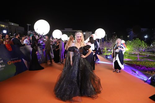 Kate Miller-Heidke, en la alfombra naranja de Eurovisión 2019
