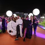 Conan Osíris y su equipo, en la alfombra naranja de Eurovisión 2019