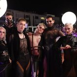 Hatari, en la alfombra naranja de Eurovisión 2019