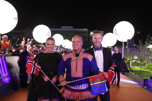 KEiiNO, en la alfombra naranja de Eurovisión 2019