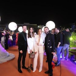 Srbuk y su equipo, en la alfombra naranja de Eurovisión 2019