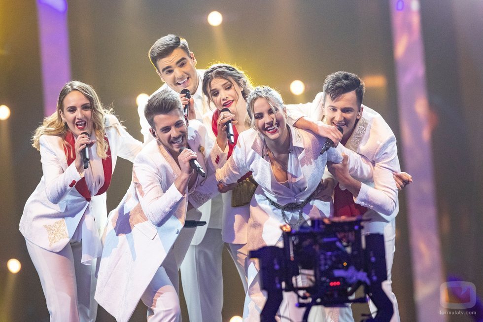 D-Mol, representante de Montenegro, en la Semifinal 1 de Eurovisión 2019