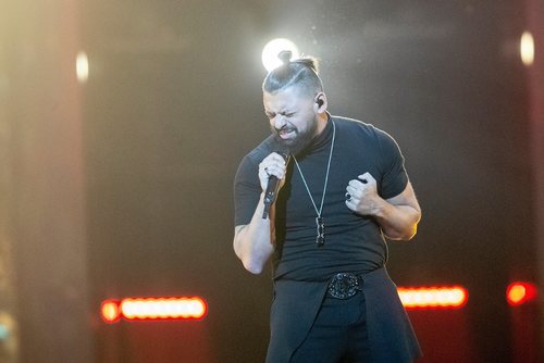Joci Pápai, representante de Hungría, en la Semifinal 1 de Eurovisión 2019