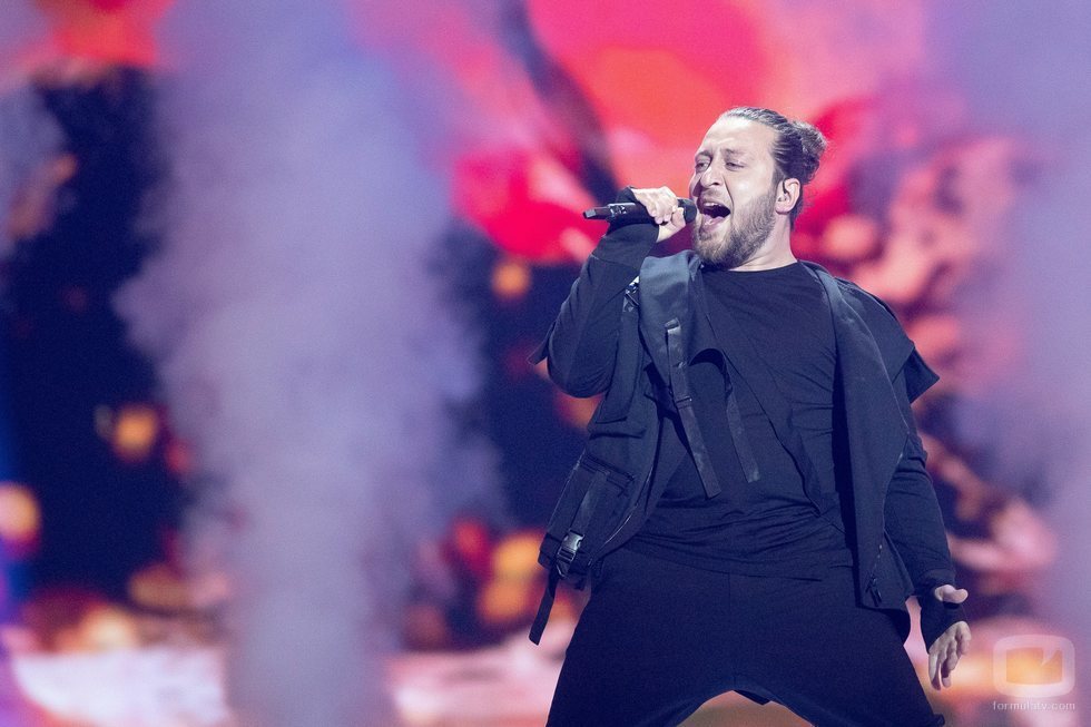 Oto Nemsadze, representante de Georgia, en la Semifinal 1 de Eurovisión 2019