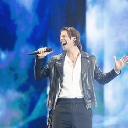 Victor Crone, representante de Estonia, en la Semifinal 1 de Eurovisión 2019