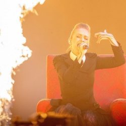 Ester Peony, representante de Rumanía, en la Semifinal 2 de Eurovisión 2019