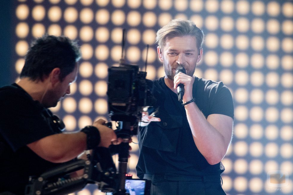 Jurijus, representante de Lituania, en la Semifinal 2 de Eurovisión 2019