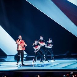 Mahmood, representante de Italia, en la Semifinal 2 de Eurovisión 2019