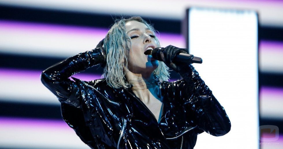 Tamta, representante de Chipre, en la Gran Final de Eurovisión 2019