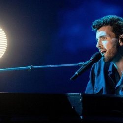 Duncan Laurence, representante de Países Bajos, en la Gran Final de Eurovisión 2019