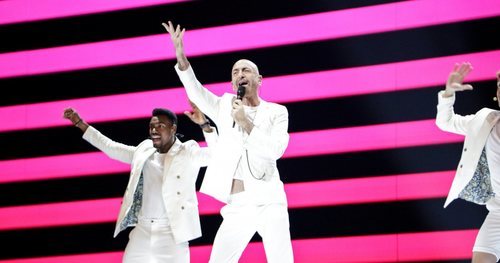 Serhat, representante de San Marino, en la Gran Final de Eurovisión 2019