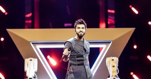 Chingiz, representante de Azerbaiyán, en la Gran Final de Eurovisión 2019