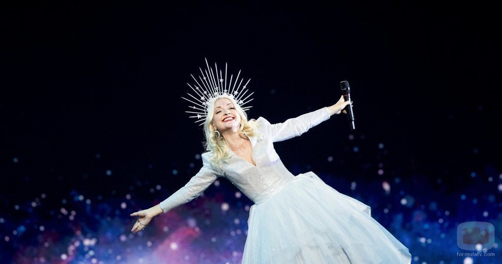 Kate Miller-Heidke, representante de Australia, en la Gran Final de Eurovisión 2019