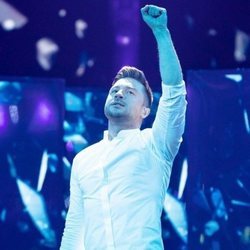 Sergey Lazarev, representante de Rusia, en la Gran Final de Eurovisión 2019