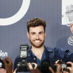 Duncan Laurence, en la rueda de prensa tras ganar Eurovisión 2019