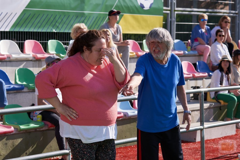 Raluca junto a Vicente en el 11x05 de 'La que se avecina'