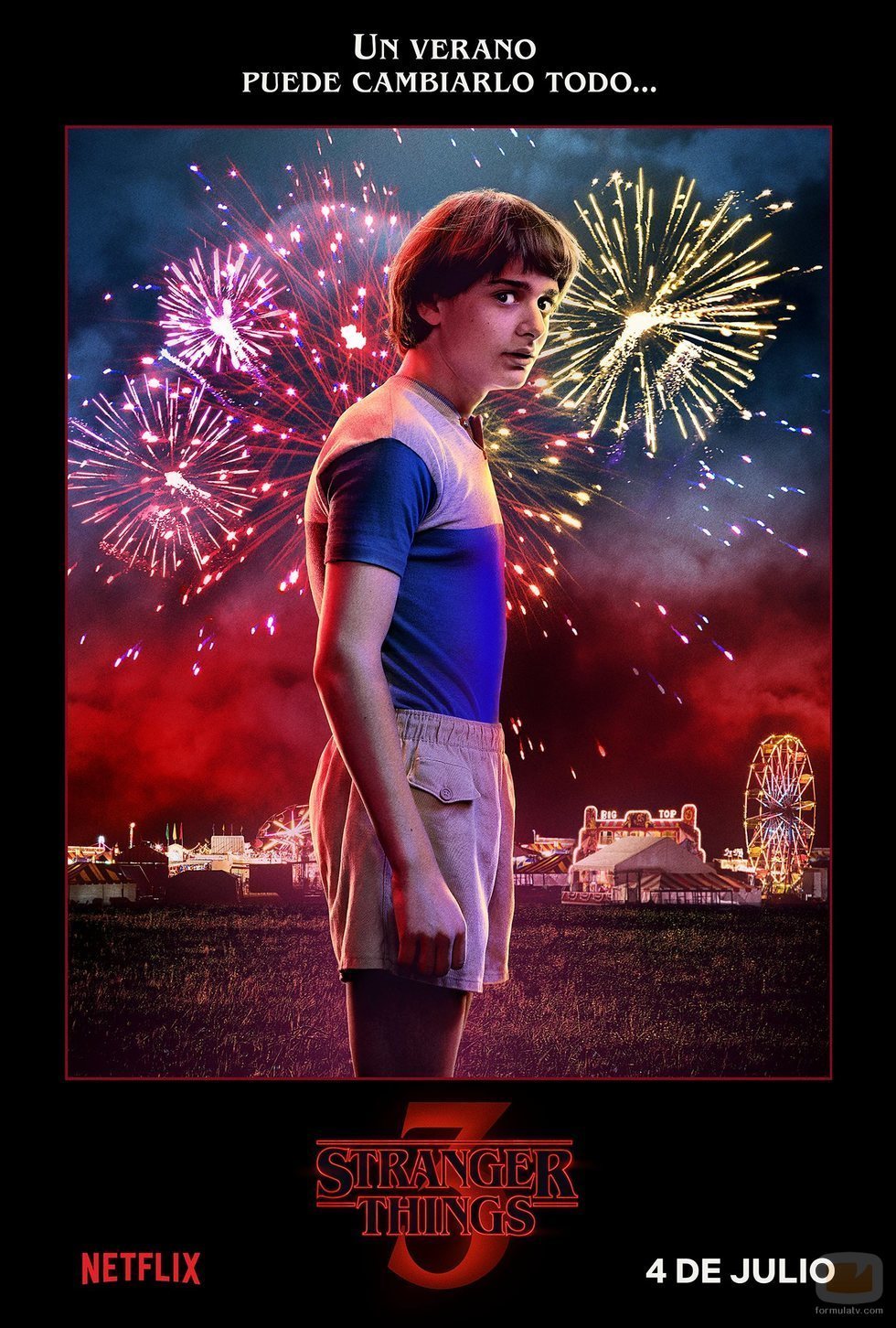 Póster individual de Will Byers para la tercera temporada de 'Stranger Things'