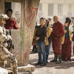 Ángela Molina se somete a un control en 'La valla'