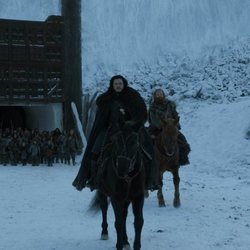Jon Snow y Tormund lideran un grupo de salvajes que cruzan el muro en el 8x06 de 'Juego de Tronos'