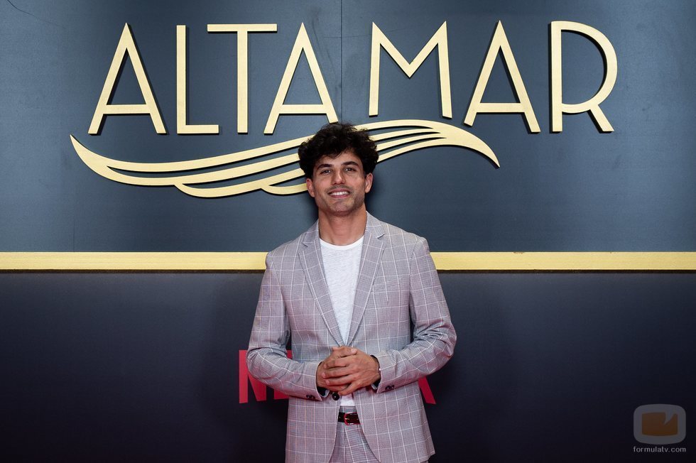 Daniel Lundh, en el photocall de 'Alta mar'
