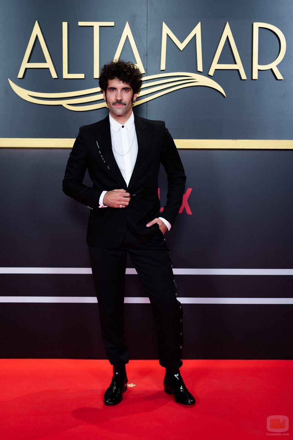 Tamar Novas, en el photocall de 'Alta mar'