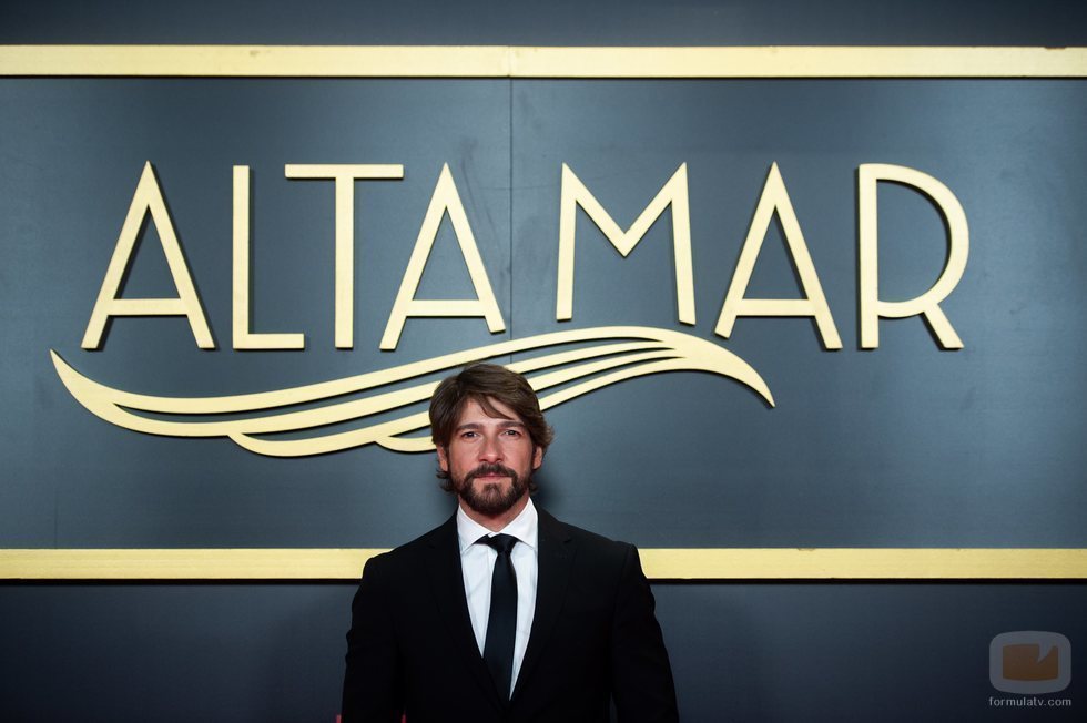 Félix Gómez, en el photocall de 'Alta mar'