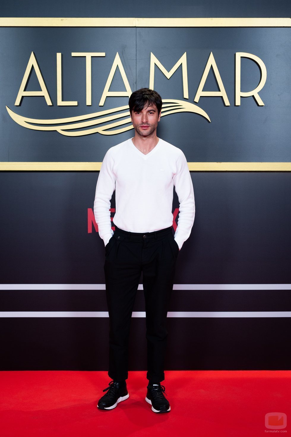 Javier Rey, en el photocall de 'Alta mar'