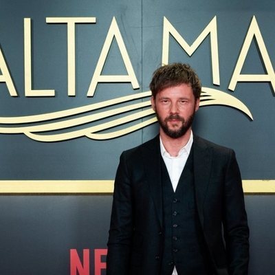 Eloy Azorín, en el photocall de 'Alta mar'