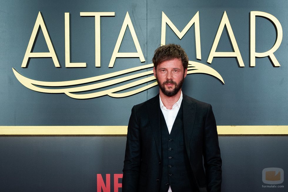 Eloy Azorín, en el photocall de 'Alta mar'