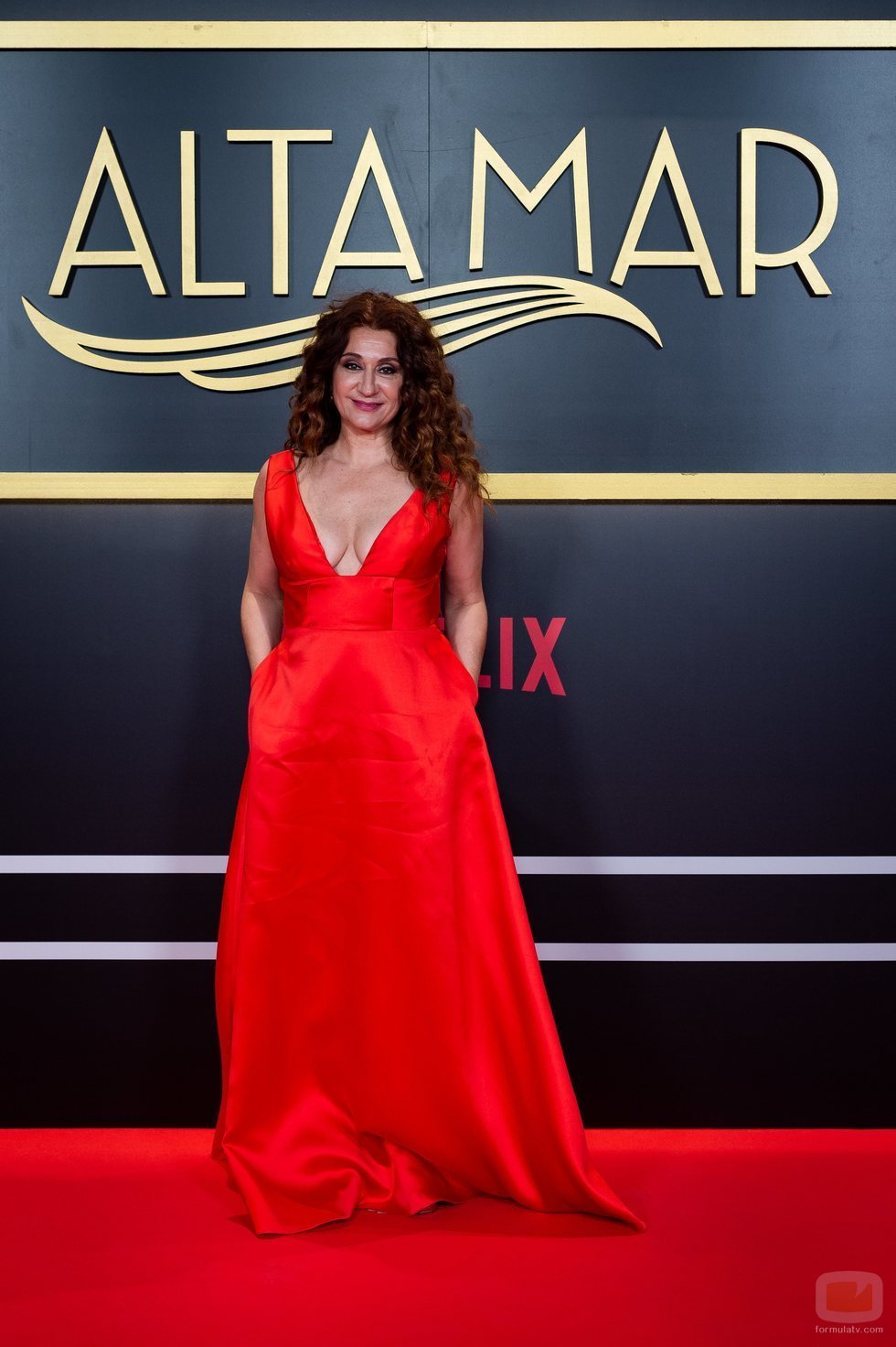 Chiqui Fernández, en el photocall de 'Alta mar'