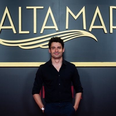 Nico Romero, en el photocall de 'Alta mar'