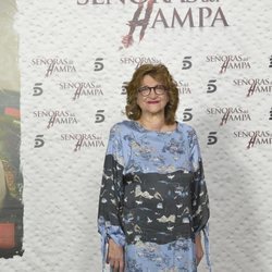 Mamen García sonríe ante los medios en la presentación de 'Señoras del (h)AMPA'