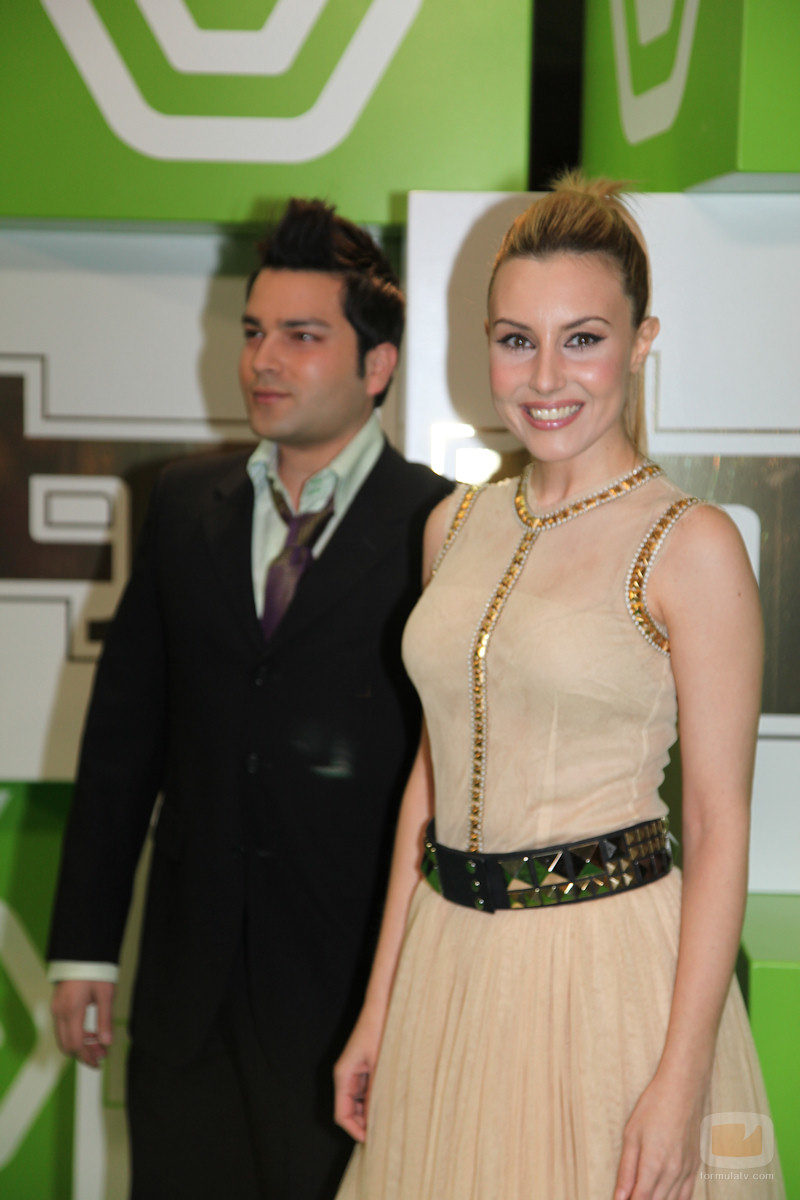 Berta Collado posa en la Gala de los premios TP de Oro 2008