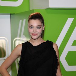 Ana Rujas con el logo de laSexta