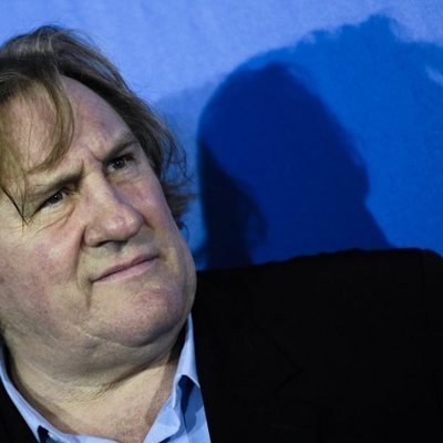 El actor Gérard Depardieu, en la alfombra roja de la película "Mammuth"