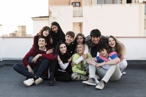 Los jóvenes protagonistas de 'Skam España'