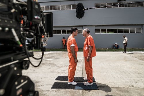 Miguel Ángel enfrentado a otro preso en 'En el corredor de la muerte'