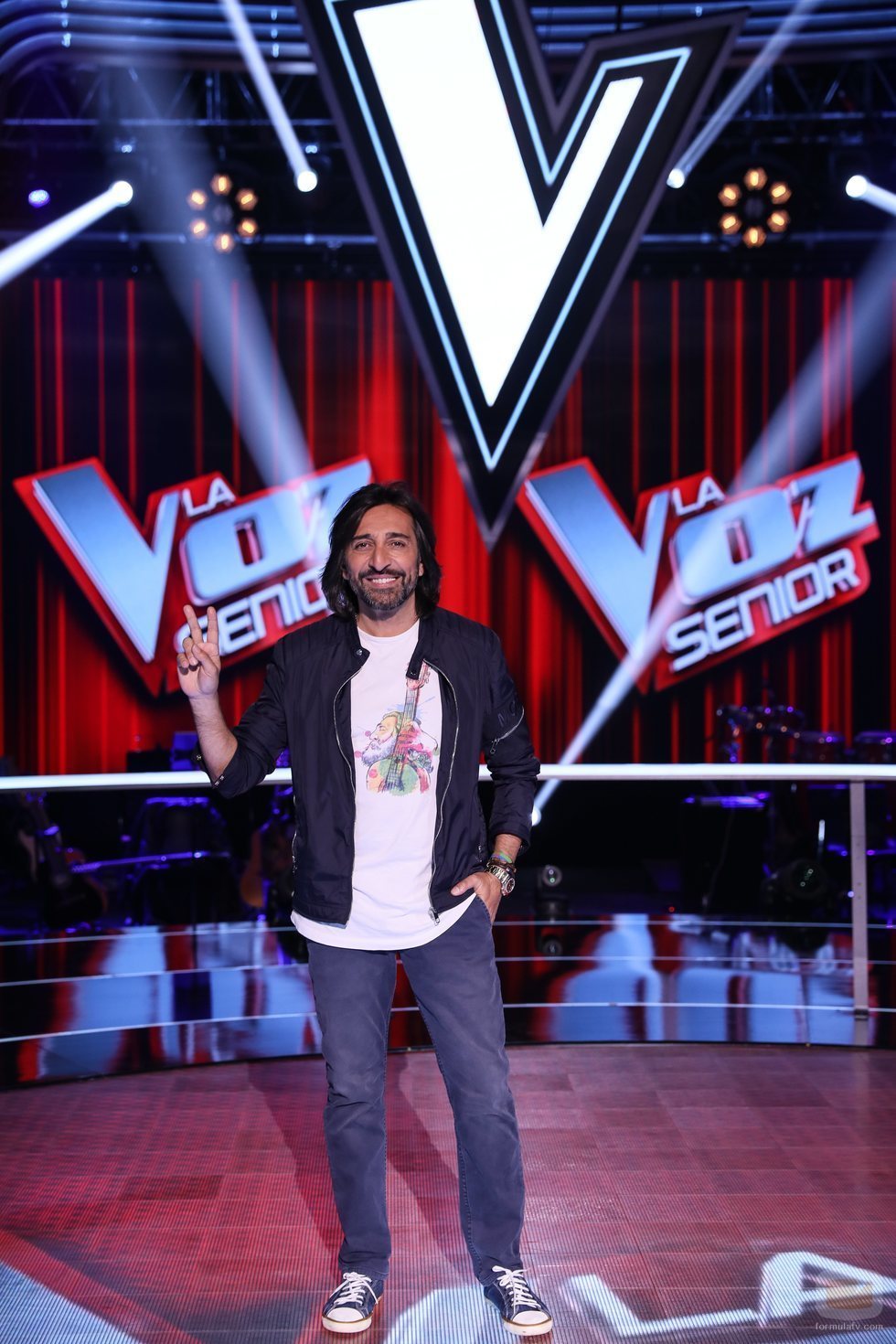 Antonio Carmona en la presentación de 'La Voz Senior'