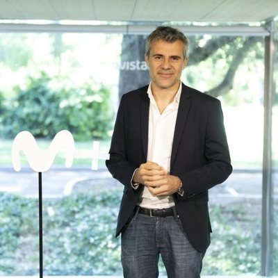 Domingo Corral, director de ficción de Movistar+, en la presentación de 'Dime quién soy'