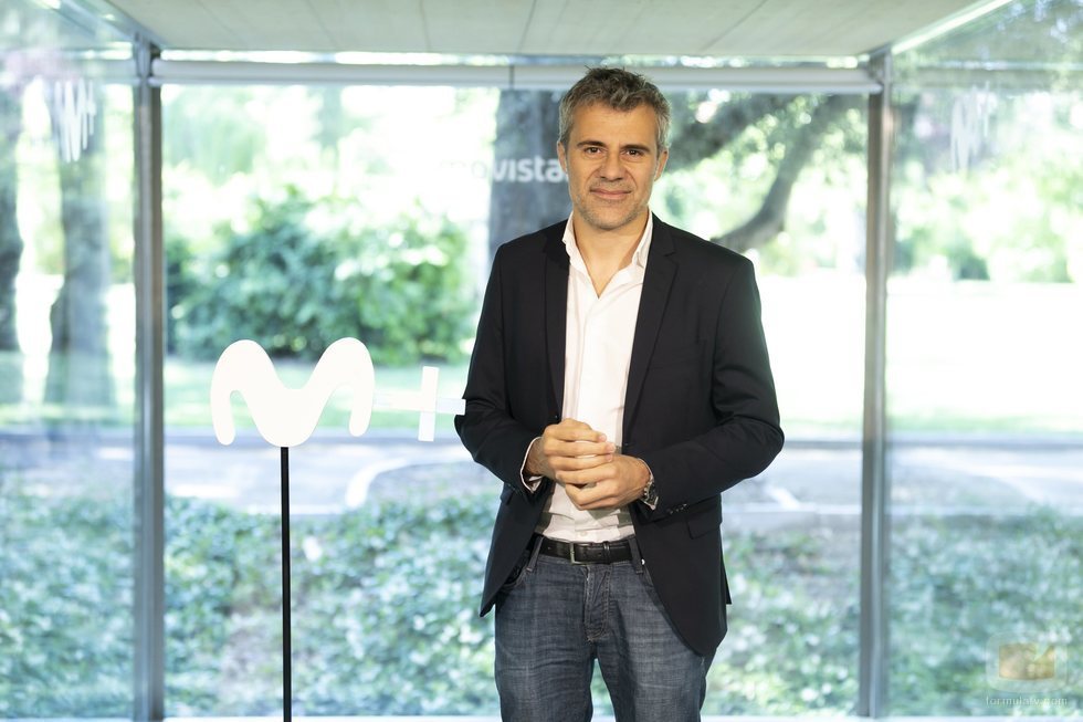 Domingo Corral, director de ficción de Movistar+, en la presentación de 'Dime quién soy'