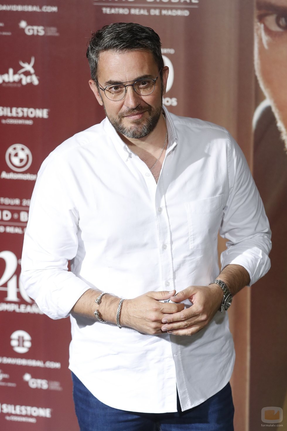 Máximo Huerta en la presentación de Bisbal Tour 2019