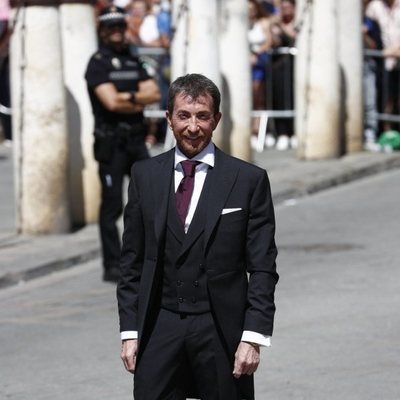 Pablo Motos en la boda de Pilar Rubio y Sergio Ramos